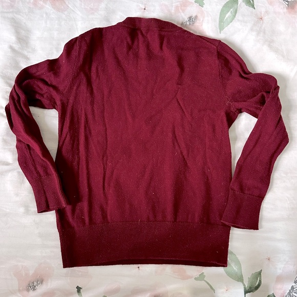 Jcrew Crewcuts maroon sweater size XS - Picture 3 of 4